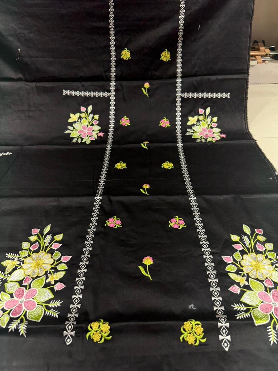 Pure Grace Cotton Unstitched Designer Suit