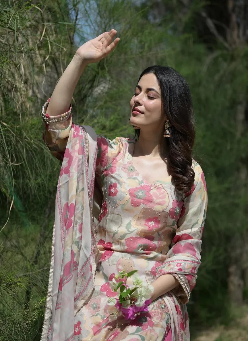 Designer Burberry Unstitched Suit