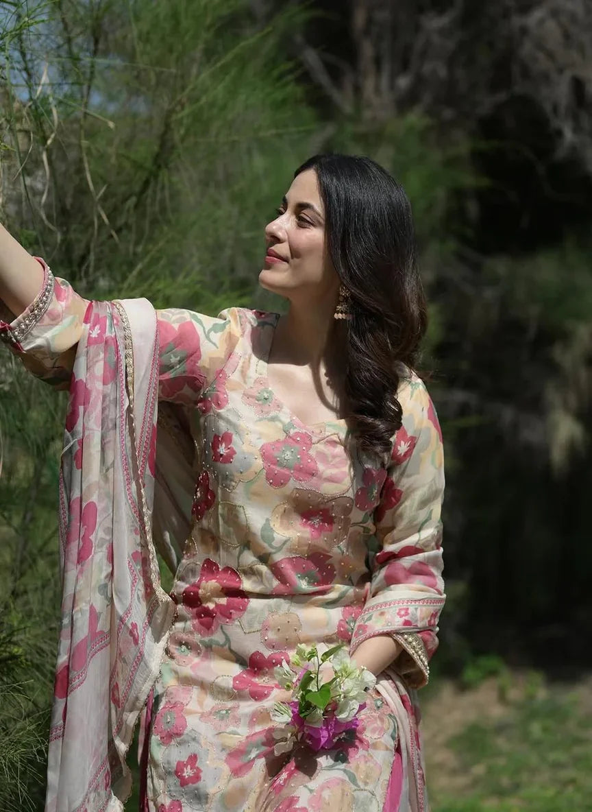 Designer Burberry Unstitched Suit