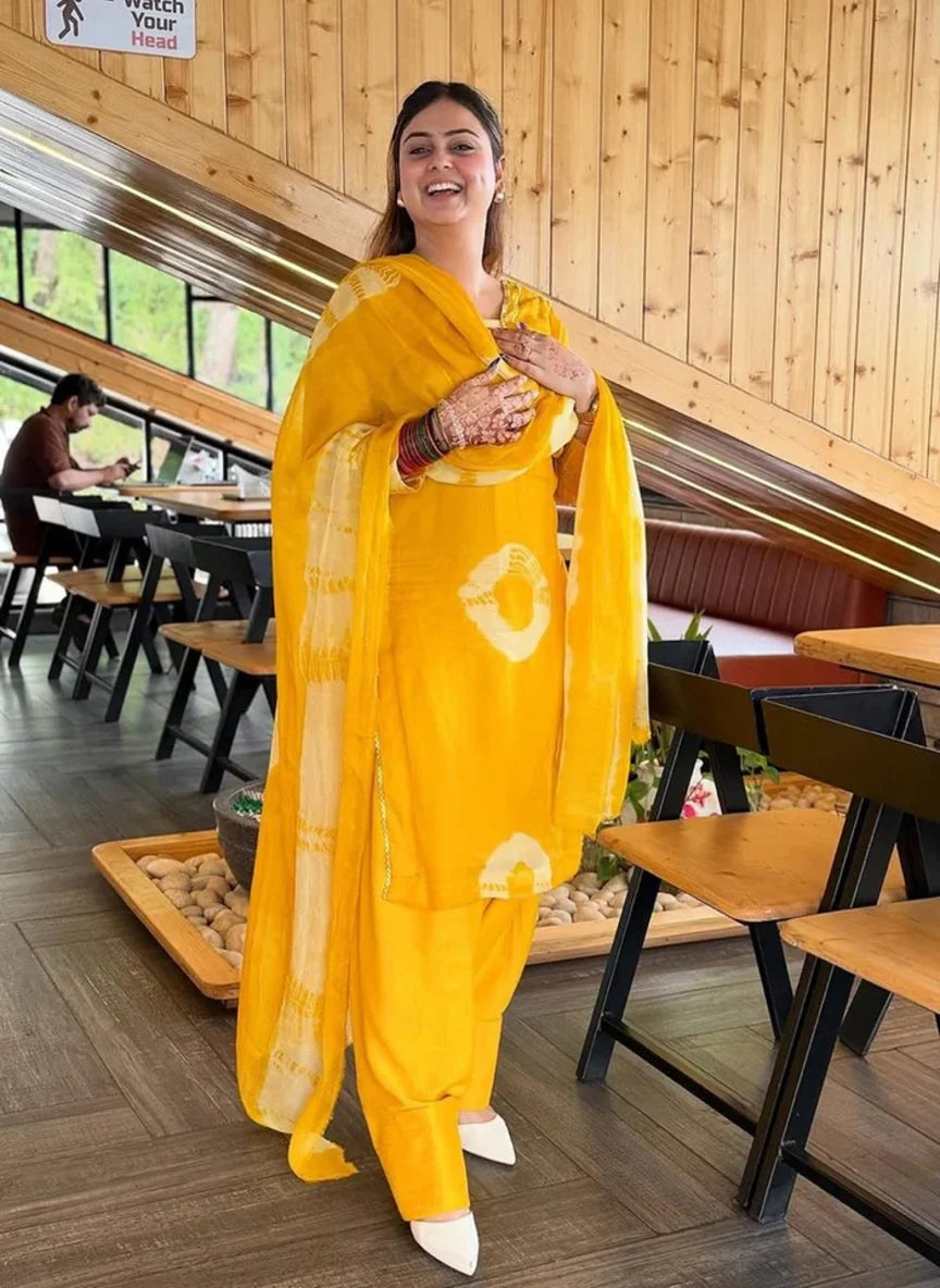 Pure Burberry Tie and Dye Unstitched Suits